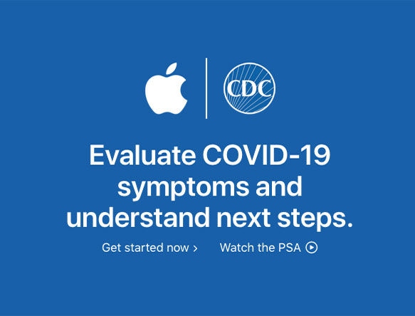 Apple desarrolla una herramienta de autoevaluación de COVID-19